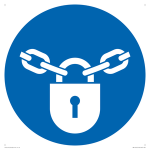 Mandatory: Keep locked